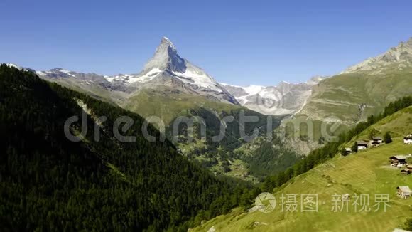 马特霍恩山全景视频