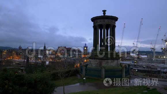 爱丁堡的卡尔顿山视频
