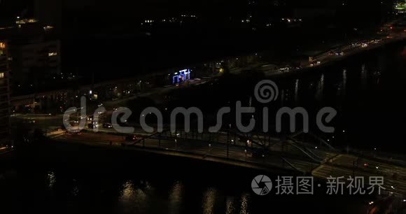 东京阿里阿克市区的夜景