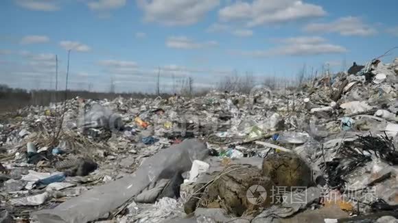 污染环境的垃圾场视频