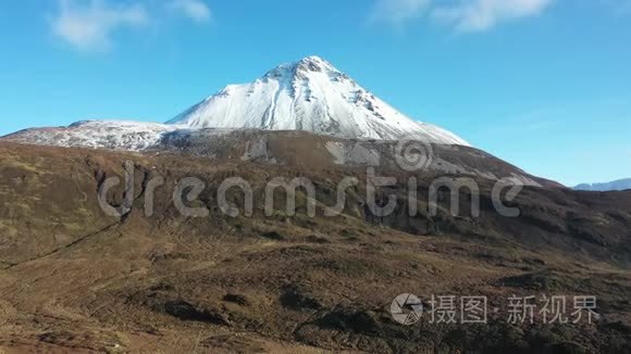 爱尔兰多尼加尔最高的山峰埃里加尔山的鸟瞰图