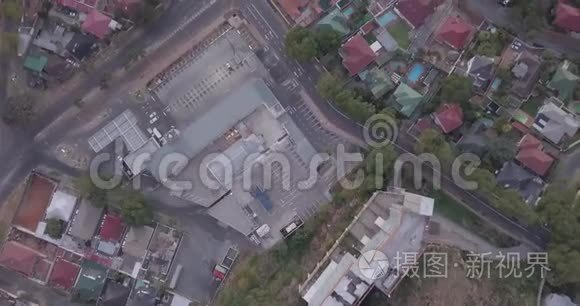 南非约翰内斯堡住宅区的鸟瞰图视频