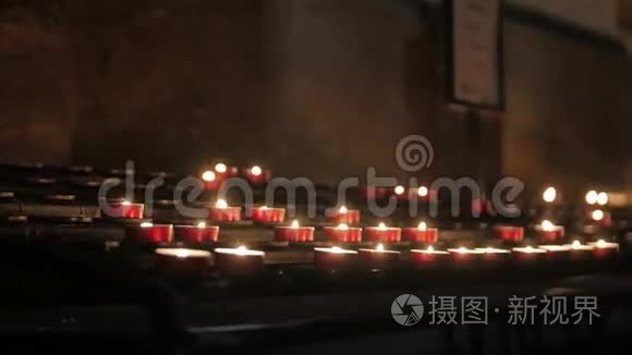 祈祷蜡烛纪念视频