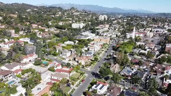 洛杉矶拍摄的居民区视频