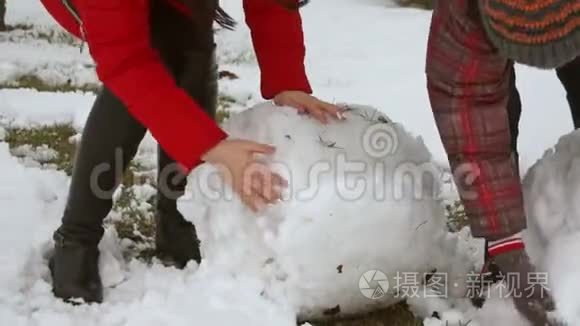 做雪球模型视频