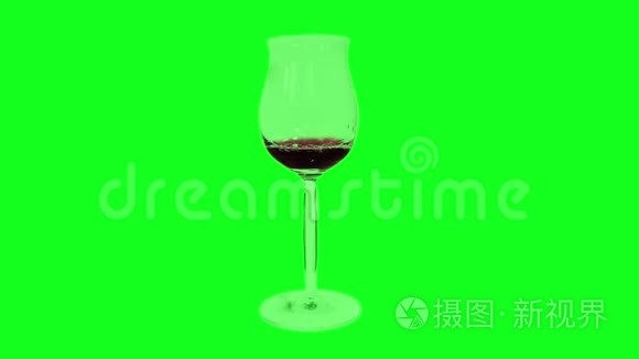 绿色的屏幕上装满了红色的酒杯