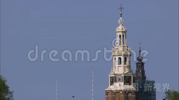 钟楼-Montelbaans，阿姆斯特丹，荷兰