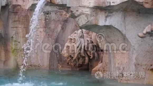 纳沃纳Fontana dei Quattro Fiumi四河喷泉由Bernini提供