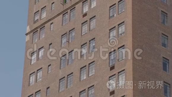 纽约市洛克菲勒广场街标视频