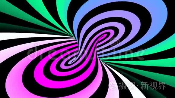 催眠螺旋幻觉无缝循环短视频