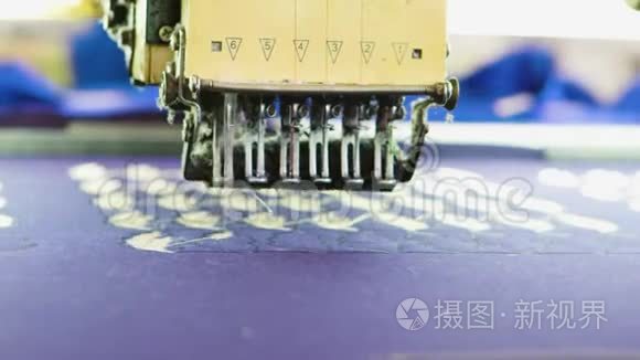 近现代缝纫机缝制织物模型视频