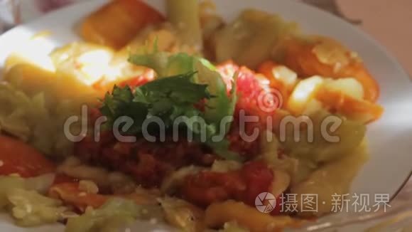 自制椒菜美食蔬菜视频