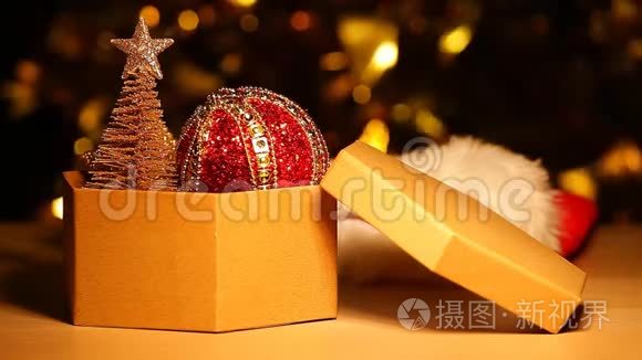 纸盒新年玩具帽子桌金包视频