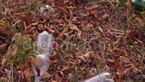 塑料污染自然视频