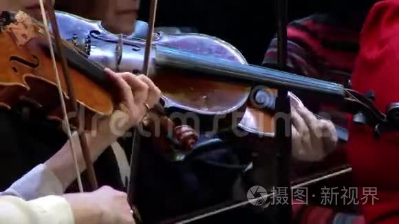 小提琴和手视频