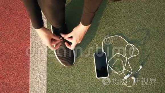 女人脚和颜色视频素材