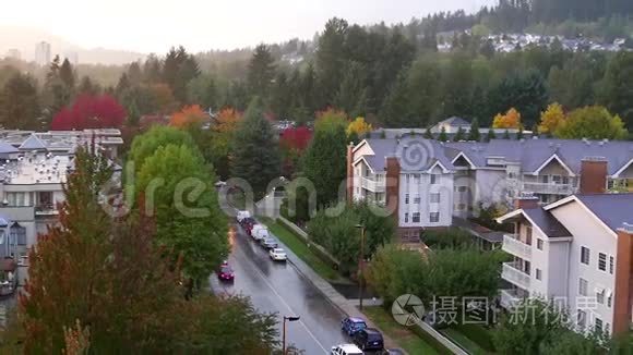 下雨天的最高镜头视频