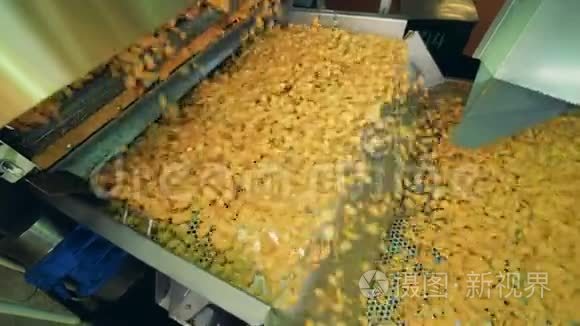 一些土豆小吃被工厂设备搬迁视频