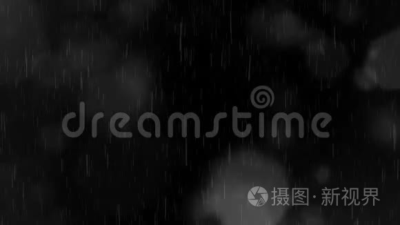 落雨与博凯灯环覆盖图形元素视频