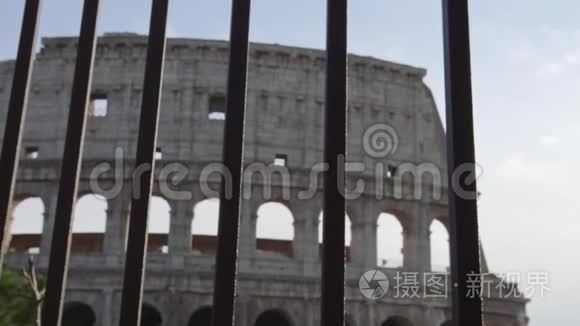 罗马竞技场的一部分视频