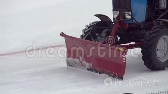 清除积雪