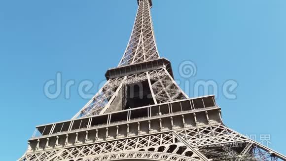 埃菲尔铁塔是巴黎最著名的地标视频