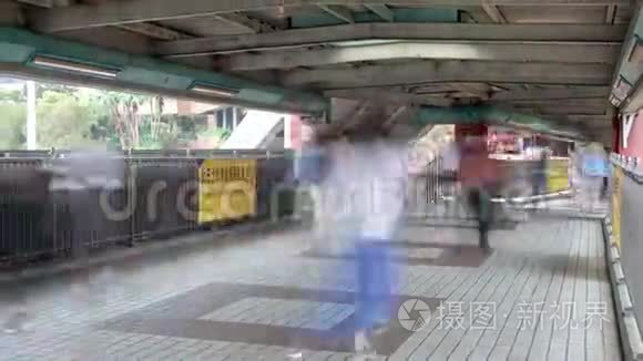 中国地铁的香港人流量 放大视频