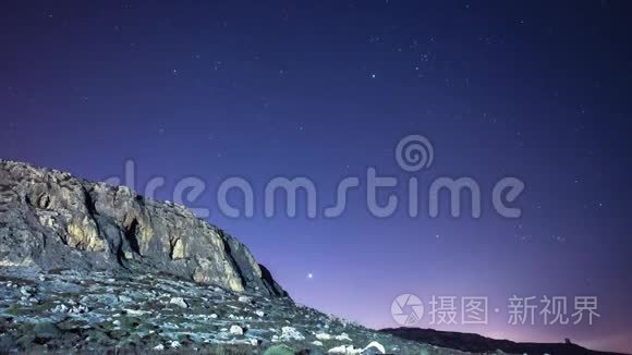 夜空时光流逝