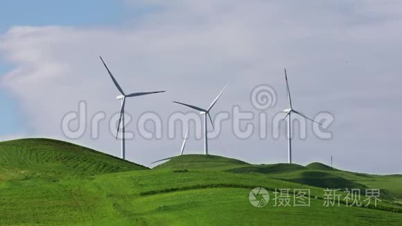 春田风力发电机组视频