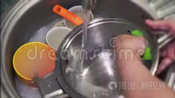 洗碗用洗洁精清洗洗脸盆