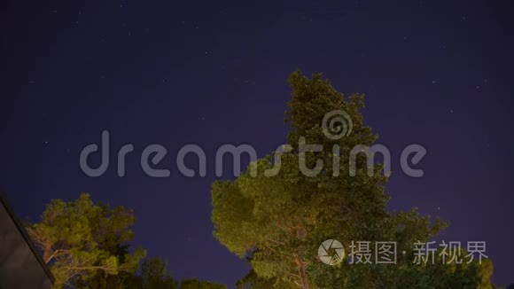 星夜时光流逝