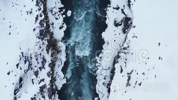 冰瀑冰岛雪湖雄蜂视频