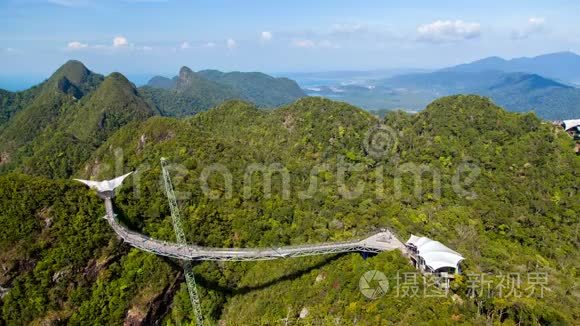 兰卡维天桥景观，马来西亚时间推移