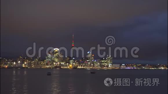 新西兰奥克兰夜景