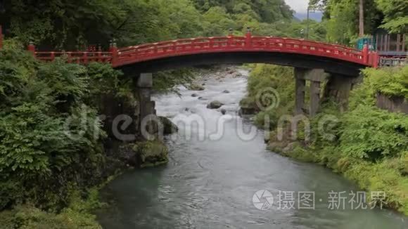 日本传统桥Shinkyo.