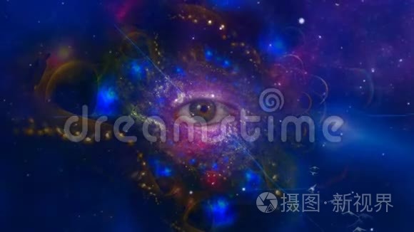 眼睛宇宙分形视频