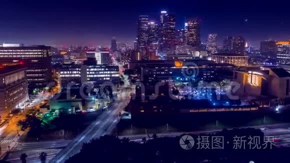 上海陆家嘴城市夜景