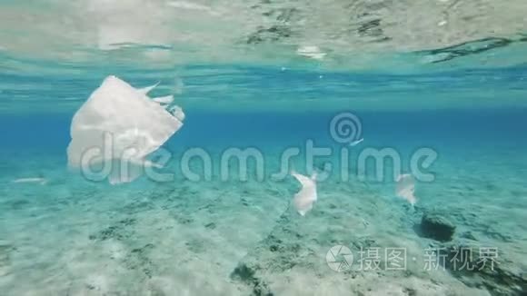 生态塑料海洋污染视频