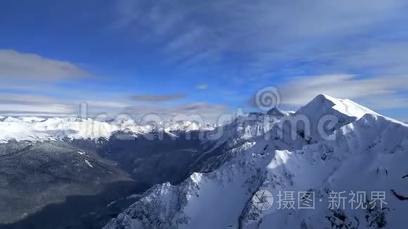 高加索山脉在俄罗斯索契视频