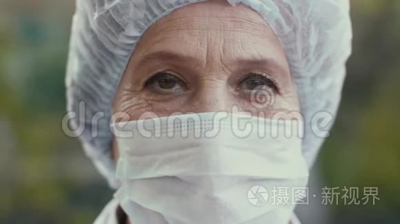 外科口罩医生画像视频