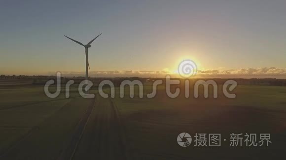 能源风车风力涡轮机视频