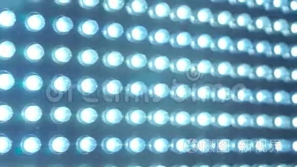 LED面板蓝色照明抽象