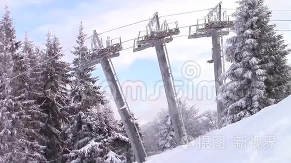 滑雪板提升金属杆