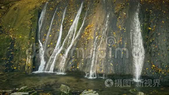 索契的天然瀑布视频