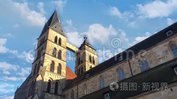 德国埃斯林根圣迪奥尼修斯教堂视频