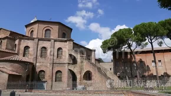 圣维塔利的早期基督教大教堂视频