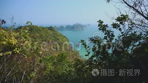 越南猫巴岛和哈龙湾景观视频