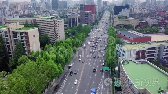 高速公路交通的摄影视频