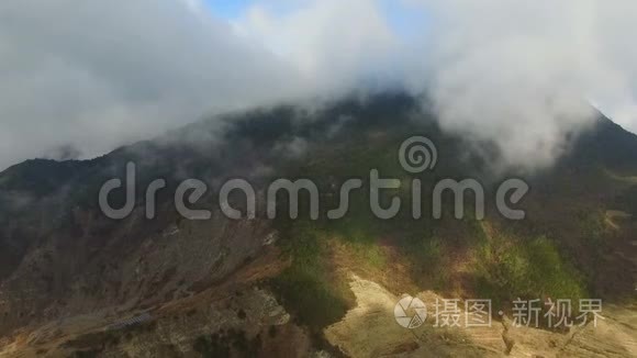 中国四川西部风景航拍。