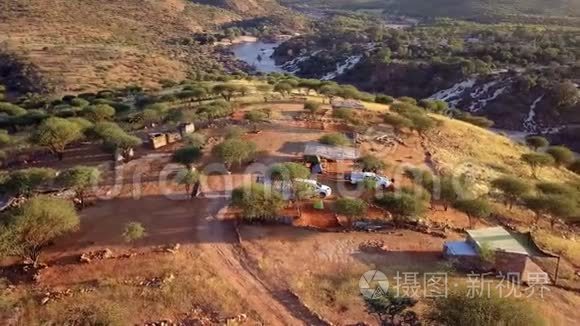 纳米比亚北部埃普帕瀑布营地视频